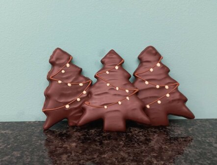 Marsepein kerstboom (4 st)